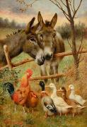 unknow artist Cocks and horses109 oil painting picture wholesale